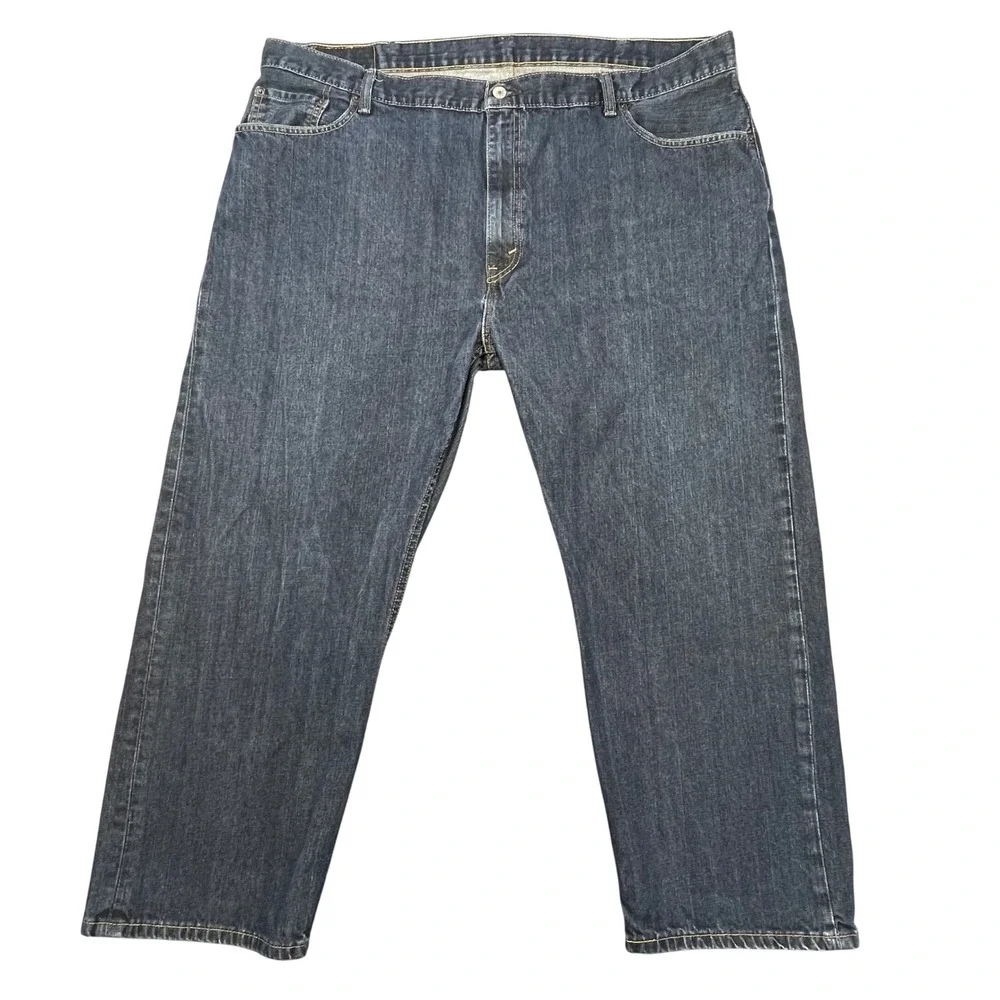 Levi's Blue 559 Relaxed Straight Leg Denim Jeans Mens 44x30